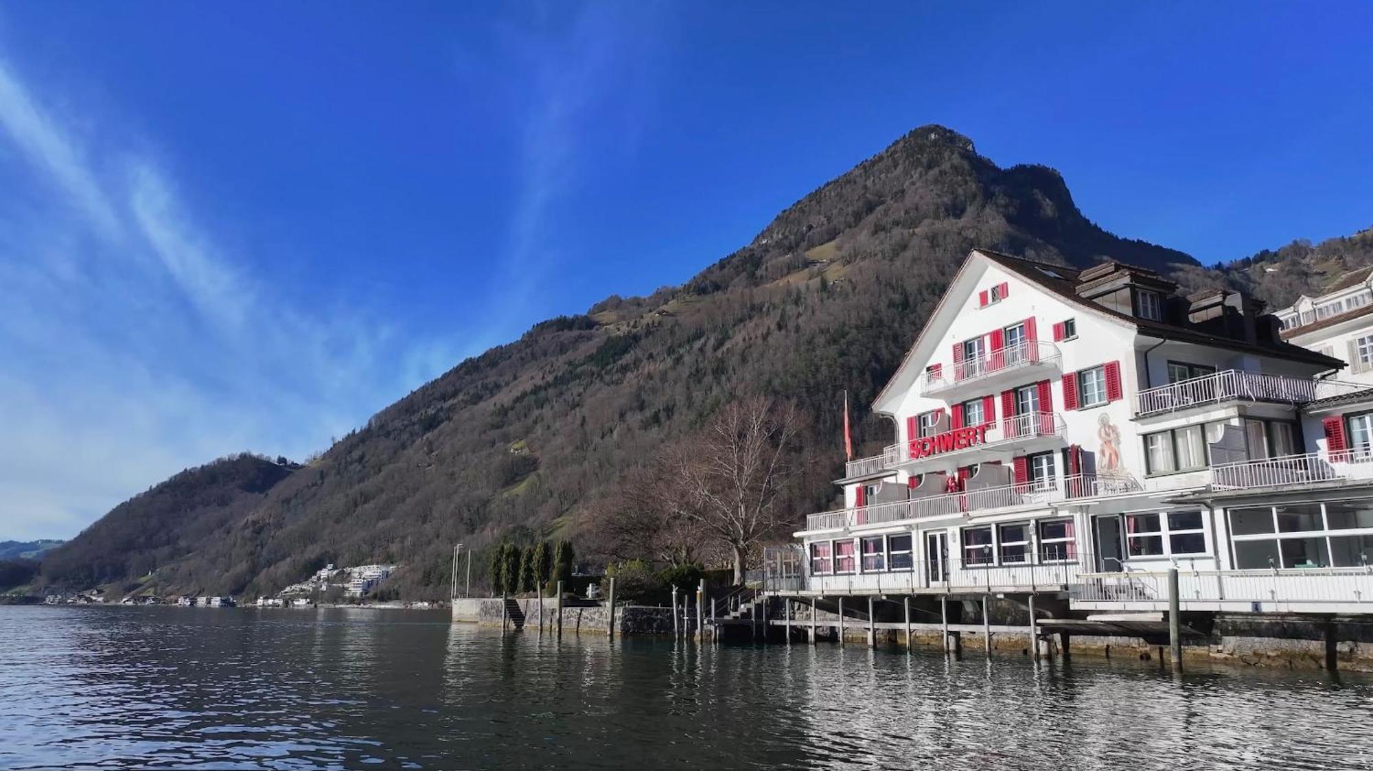 Seehotel Schwert Герсау Экстерьер фото