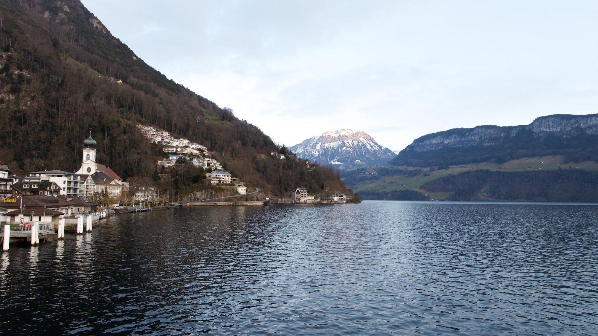 Seehotel Schwert Герсау Экстерьер фото